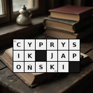 Hasło krzyżówkowe cyprysik tępołuskowy - cyprysik japoński – rozwiązanie, synonimy, podpowiedzi i definicje krzyżówkowe